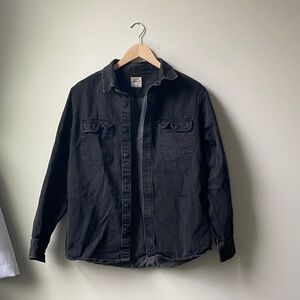 Old Navy Men's Charcoal Shirt Jacket
